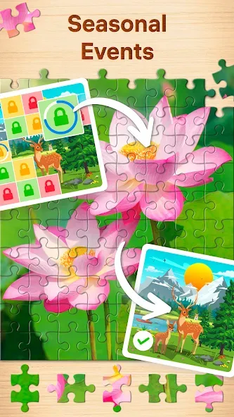 Jigsaw Puzzles - Puzzle Games  [МОД Все открыто] Screenshot 4