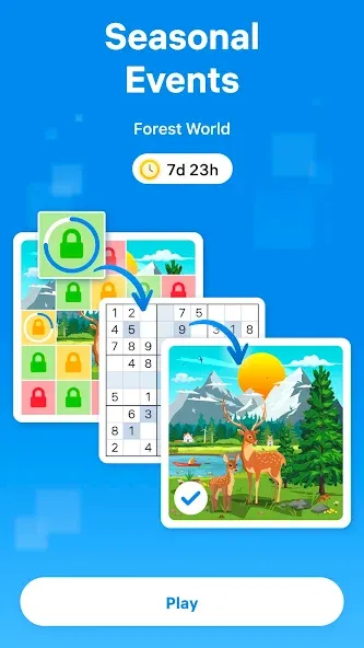 Sudoku.com - Classic Sudoku  [МОД Бесконечные монеты] Screenshot 3