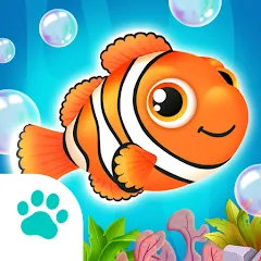 Скачать взломанную Baby Aquarium - Fish game  [МОД Много денег] - стабильная версия apk на Андроид