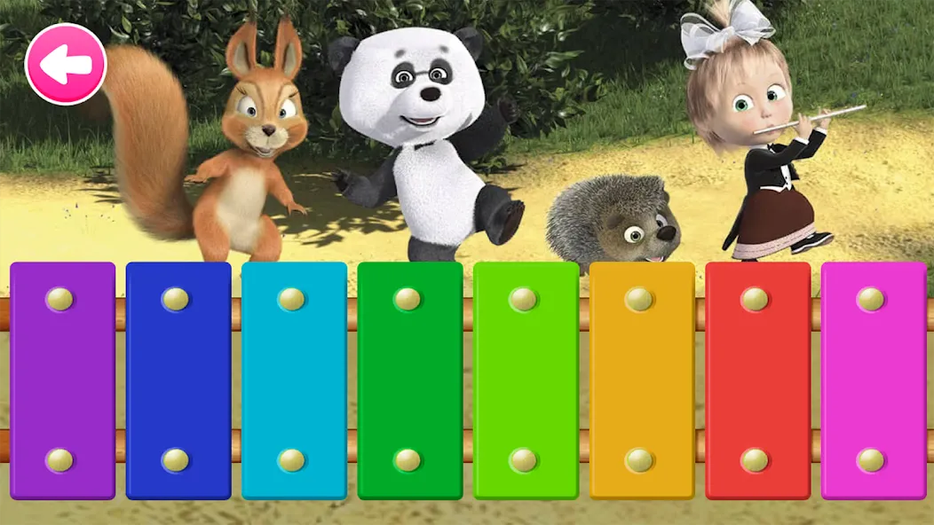 Masha and the Bear Educational  [МОД Menu] Screenshot 2