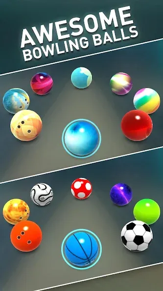 Bowling Game 3D (Боулинг игра 3D)  [МОД Все открыто] Screenshot 2