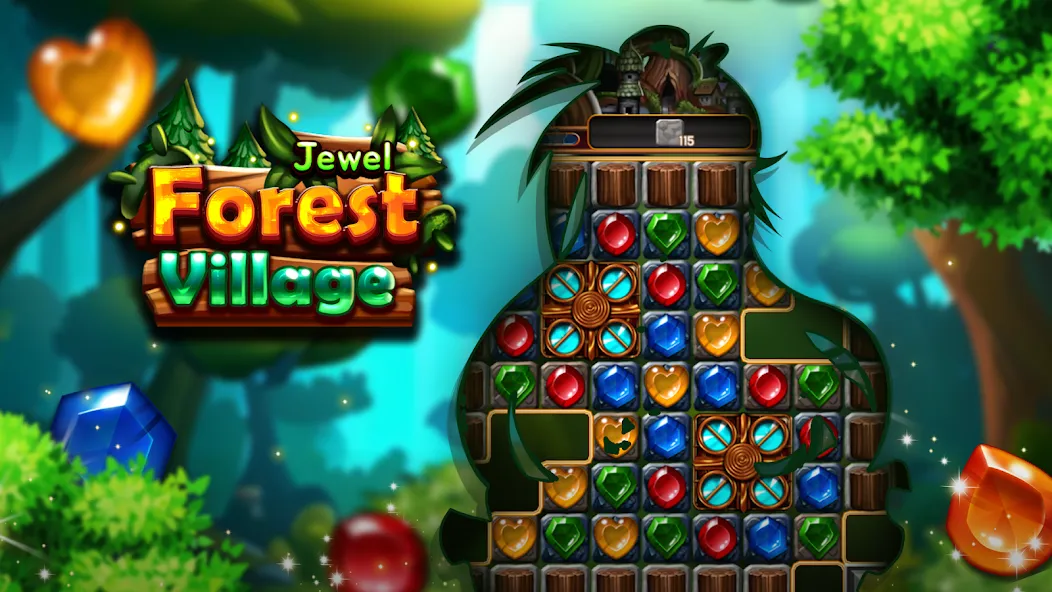 Jewel Forest Village (Джуэл Форест Виллидж)  [МОД Много монет] Screenshot 5