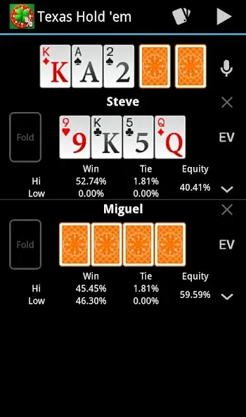 Poker Calculator  [МОД Все открыто] Screenshot 3