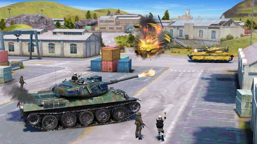 Tank Battle Army Games 2023  [МОД Много денег] Screenshot 4