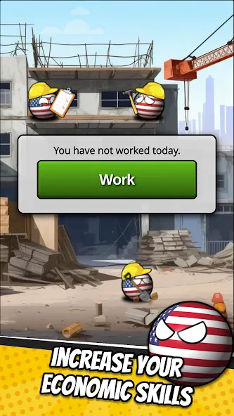 e-Sim Countryball Be President  [МОД Unlocked] Screenshot 4