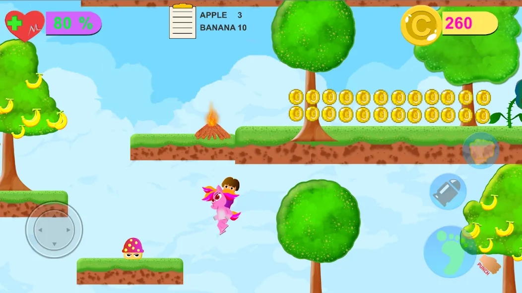 Dora Riding Pony Escape Jungle (Дора на Пони Едет из Джунглей)  [МОД Меню] Screenshot 2