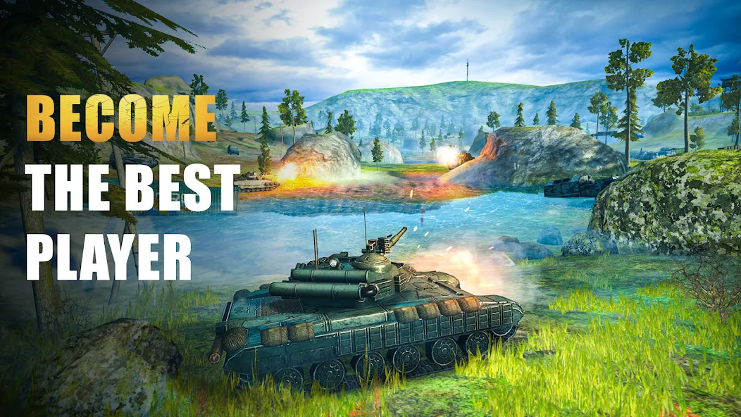 Tank Force: Tank games blitz  [МОД Много денег] Screenshot 2