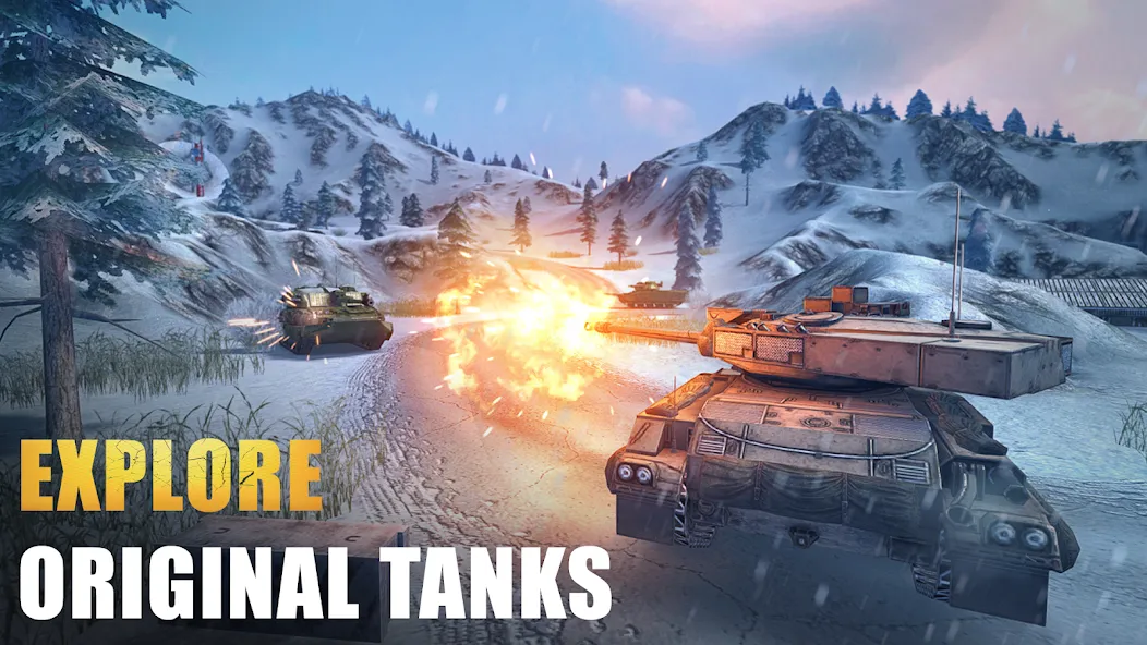 Tank Force: Tank games blitz  [МОД Много денег] Screenshot 4