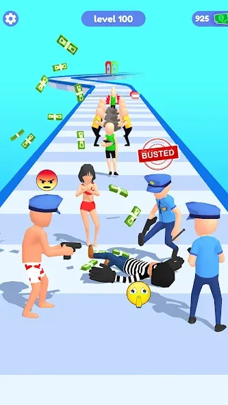 Thief Run Race 3D: Fun Race  [МОД Unlocked] Screenshot 4