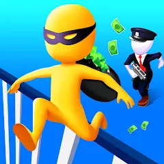 Скачать взлом Thief Run Race 3D: Fun Race  [МОД Unlocked] - последняя версия apk на Андроид