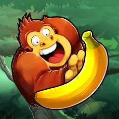 Взломанная Banana Kong (Банана Конг)  [МОД Много монет] - стабильная версия apk на Андроид