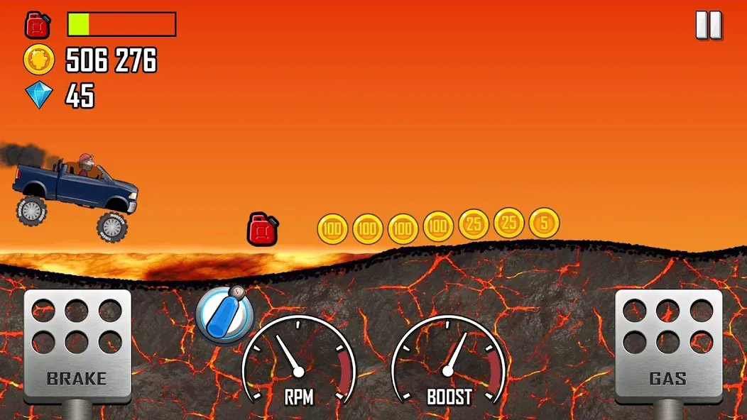 Hill Climb Racing (Хилл Клайм Рейсинг)  [МОД Все открыто] Screenshot 5