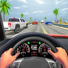 Скачать взломанную Traffic Racing In Car Driving (Трафик Рейсинг Ин Кар Драйвинг)  [МОД Бесконечные деньги] - последняя версия apk на Андроид