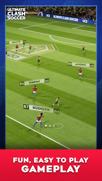 Ultimate Clash Soccer (Ултимейт Драфт Соккер)  [МОД Меню] Screenshot 3