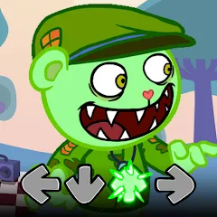 Скачать взломанную Flippy Happy Funkers FNF Mod (Флиппи Хэппи Фанкерс ФНФ Мод)  [МОД Бесконечные деньги] - полная версия apk на Андроид