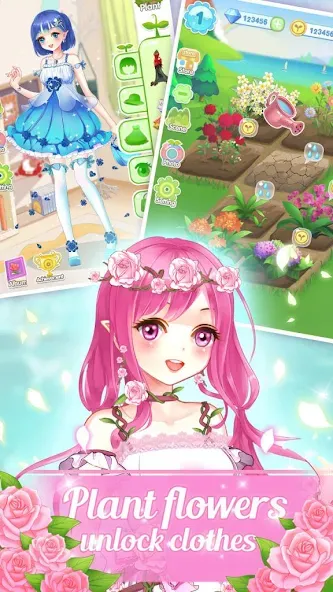 Dream Flower Dressup  [МОД Menu] Screenshot 3