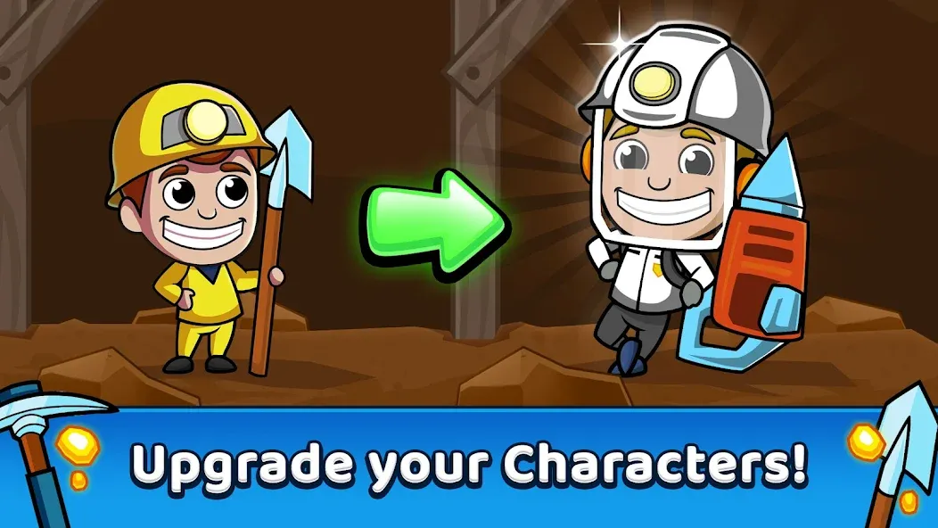 Idle Miner Tycoon: Gold Games  [МОД Меню] Screenshot 2