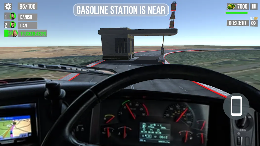 Euro Truck Gas Station Games  [МОД Бесконечные деньги] Screenshot 3