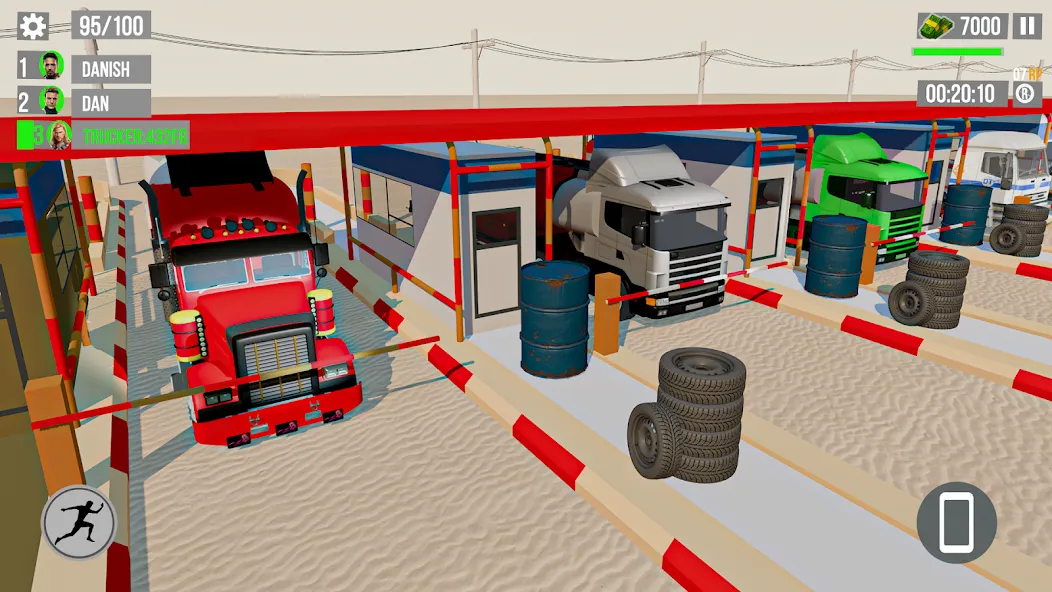 Euro Truck Gas Station Games  [МОД Бесконечные деньги] Screenshot 4