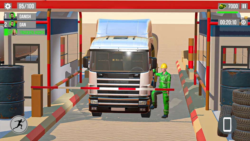 Euro Truck Gas Station Games  [МОД Бесконечные деньги] Screenshot 5