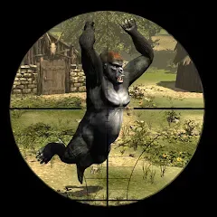 Взлом Gorilla Hunter: Hunting games (Горилла Хантер)  [МОД Бесконечные деньги] - стабильная версия apk на Андроид