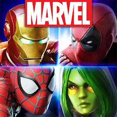 Скачать взломанную MARVEL Strike Force: Squad RPG (Марвел Страйк Форс)  [МОД Много денег] - последняя версия apk на Андроид