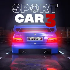 Скачать взломанную Sport car 3 : Taxi & Police - (Спорткар 3)  [МОД Mega Pack] - полная версия apk на Андроид