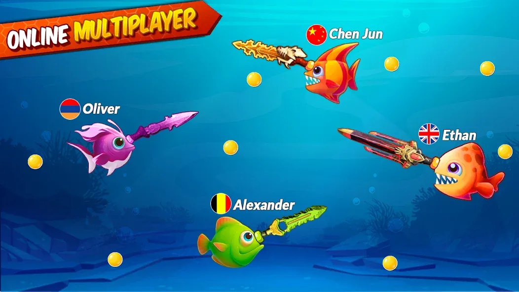 Big Eat Fish Games Shark Games  [МОД Меню] Screenshot 4