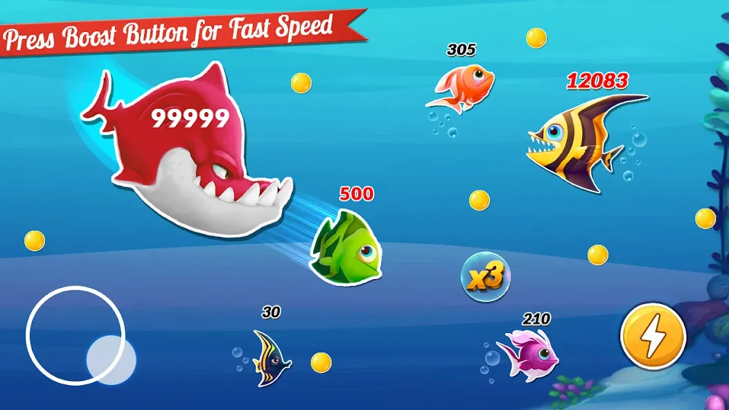 Fish.IO Fish Games Shark Games (Фиш Ай О Фиш Геймс Шарк Геймс)  [МОД Бесконечные деньги] Screenshot 1