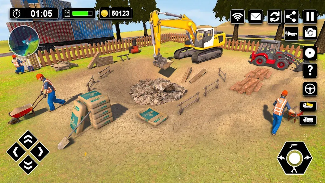 Wood House Construction Game  [МОД Все открыто] Screenshot 1