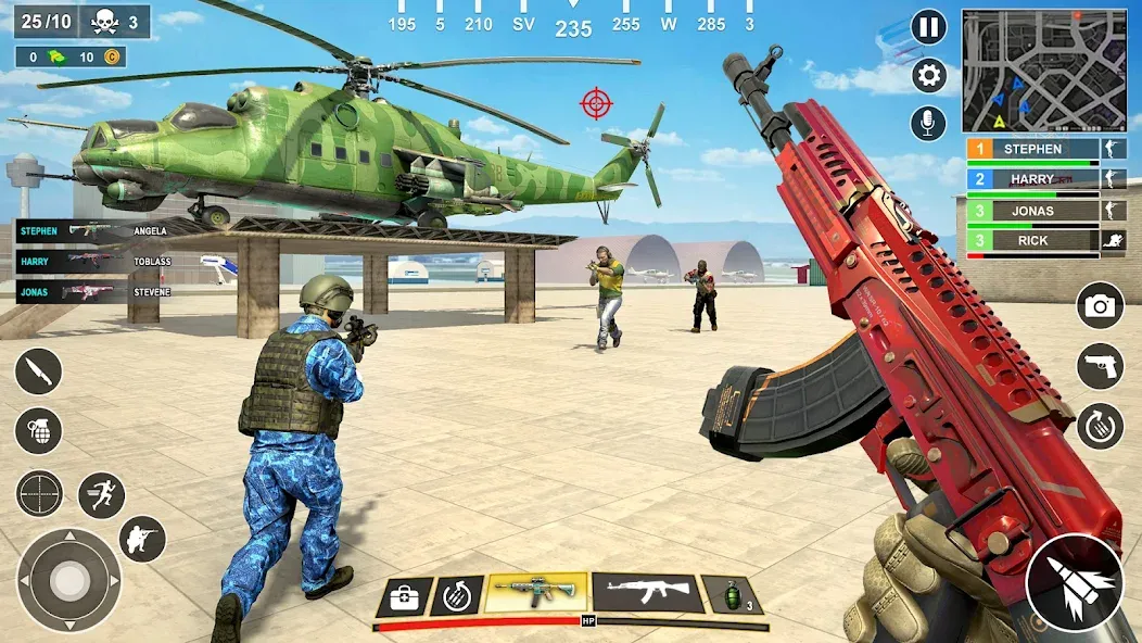 Anti Terrorist Shooting Game  [МОД Меню] Screenshot 2