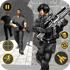 Скачать взлом Anti Terrorist Shooting Game  [МОД Меню] - последняя версия apk на Андроид