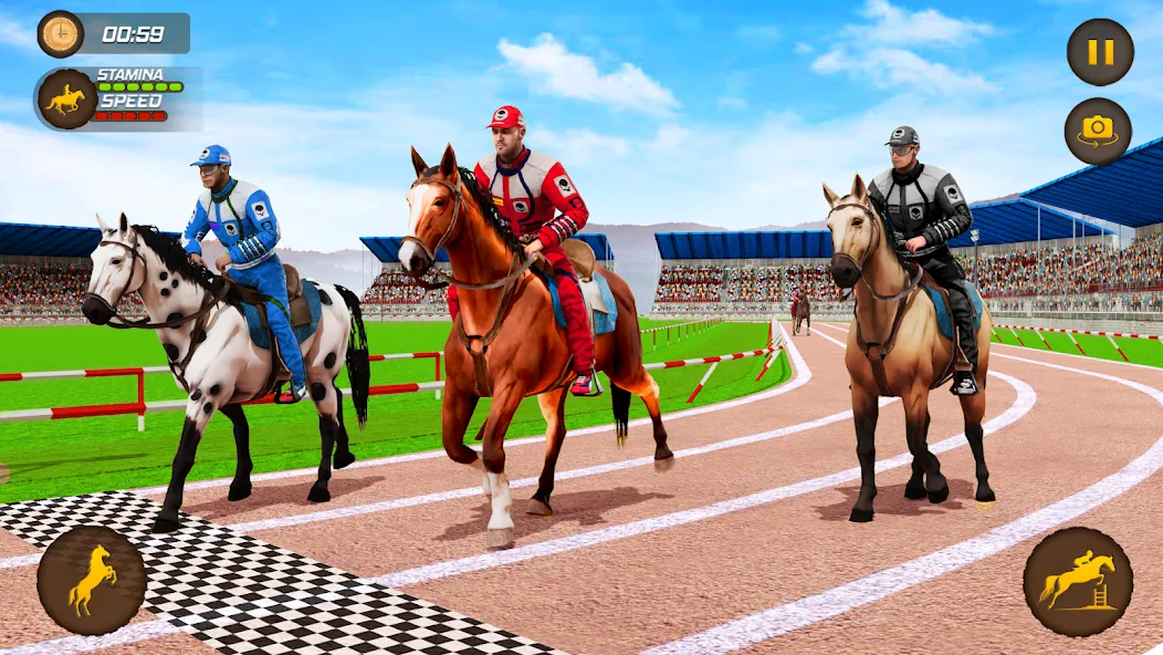 Horse Racing Game: Horse Games  [МОД Unlimited Money] Screenshot 2