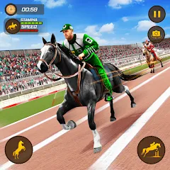 Взломанная Horse Racing Game: Horse Games  [МОД Unlimited Money] - полная версия apk на Андроид