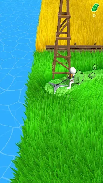 Stone Grass: Mowing Simulator (Стоун Грасс)  [МОД Menu] Screenshot 1