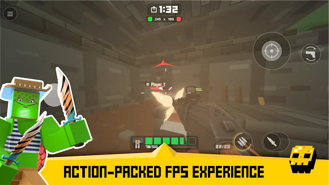 Krunker FRVR - Multiplayer FPS (Крункер ФРВР)  [МОД Бесконечные деньги] Screenshot 1