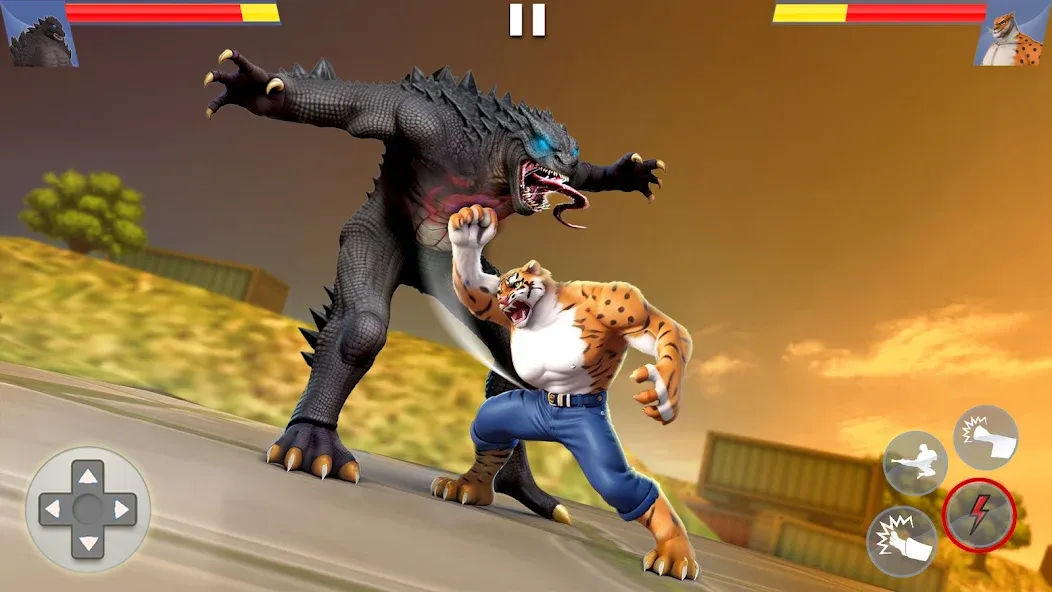 Kung Fu Animal: Fighting Games (Кунгфу животное)  [МОД Все открыто] Screenshot 1