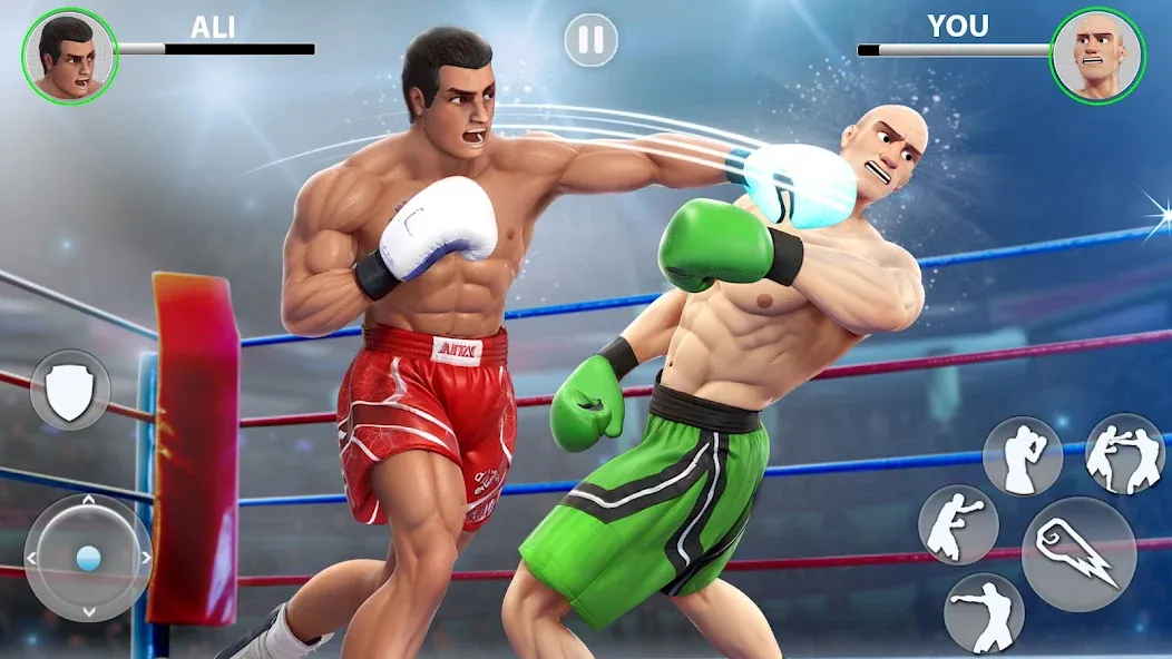 Kick Boxing Games: Fight Game  [МОД Бесконечные монеты] Screenshot 2