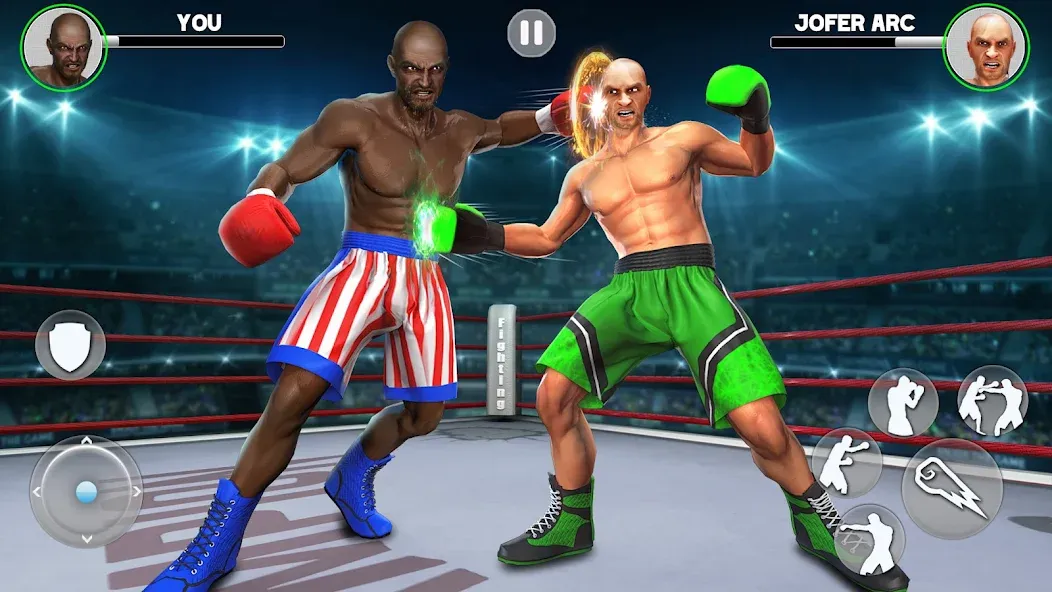 Kick Boxing Games: Fight Game  [МОД Бесконечные монеты] Screenshot 4