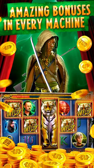 The Walking Dead Casino Slots (Зе Вокинг Дед Казино Слотс)  [МОД Unlimited Money] Screenshot 4