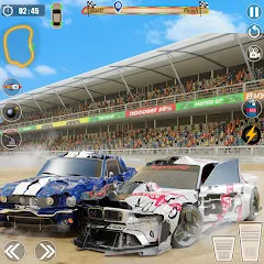 Взломанная Demolition Derby: Car Games  [МОД Бесконечные деньги] - стабильная версия apk на Андроид