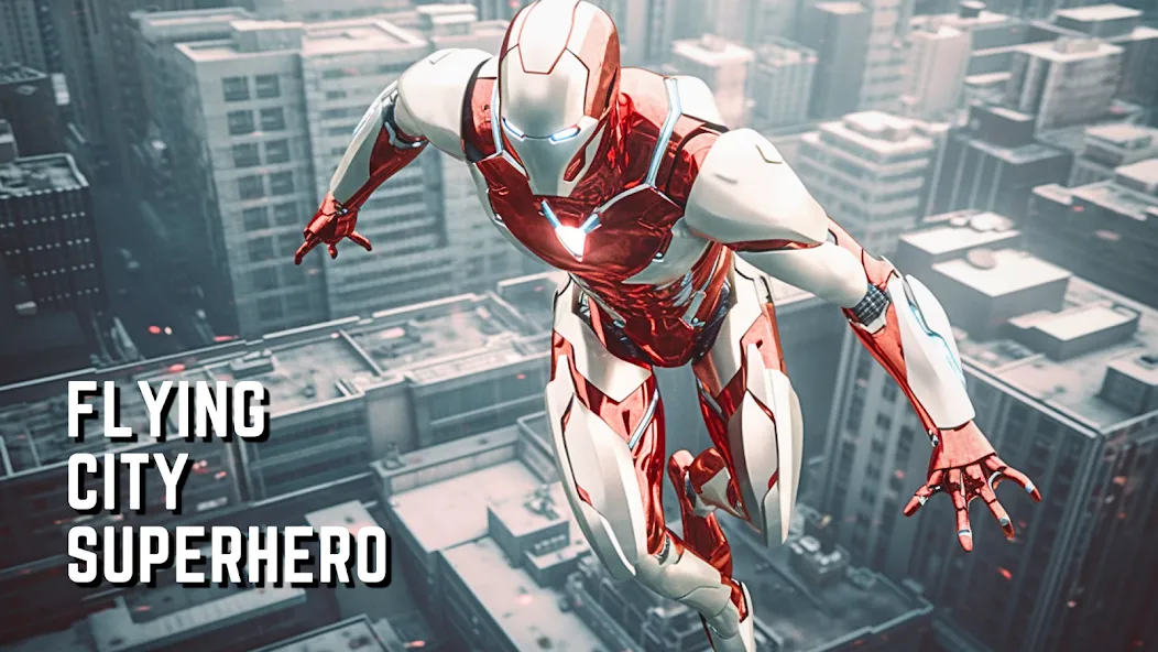 Super hero Flying iron jet man  [МОД Unlocked] Screenshot 1