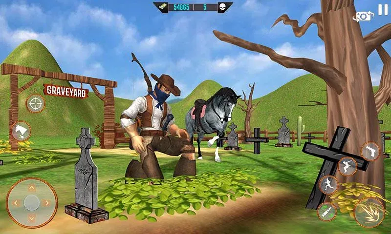 West Cowboy Shooting Games 3D  [МОД Много денег] Screenshot 4