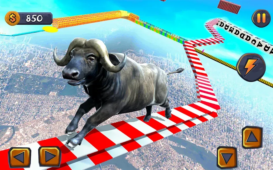 Epic Cow Ramp Rush Run Game  [МОД Бесконечные монеты] Screenshot 4