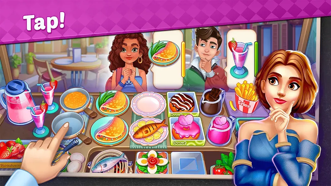 My Cafe Shop : Cooking Games (Мой Кафе Шоп)  [МОД Все открыто] Screenshot 1