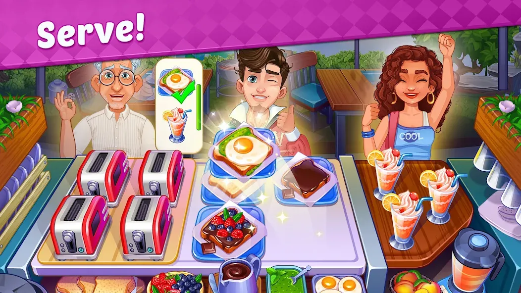 My Cafe Shop : Cooking Games (Мой Кафе Шоп)  [МОД Все открыто] Screenshot 3