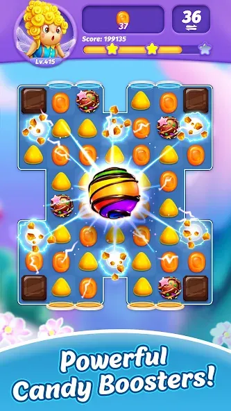 Candy Charming - Match 3 Games (энди Чарминг)  [МОД Много денег] Screenshot 2