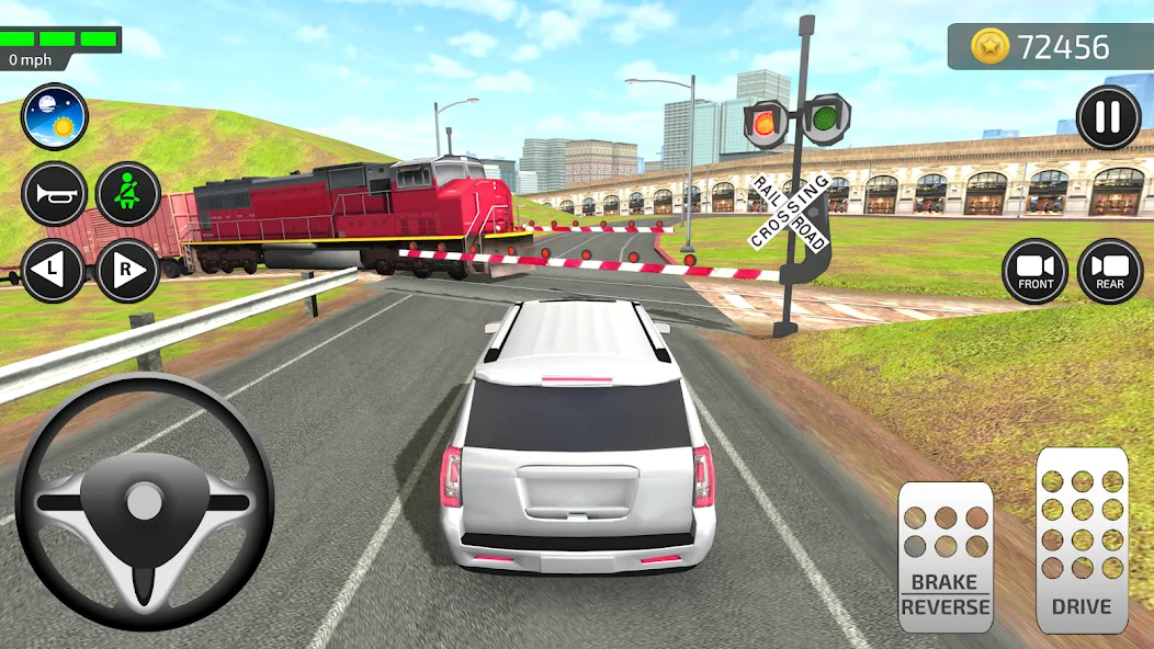 Driving Academy Car Simulator  [МОД Бесконечные монеты] Screenshot 1