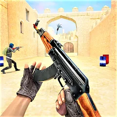 Скачать взломанную Commando Gun Shooting Games  [МОД Бесконечные деньги] - полная версия apk на Андроид