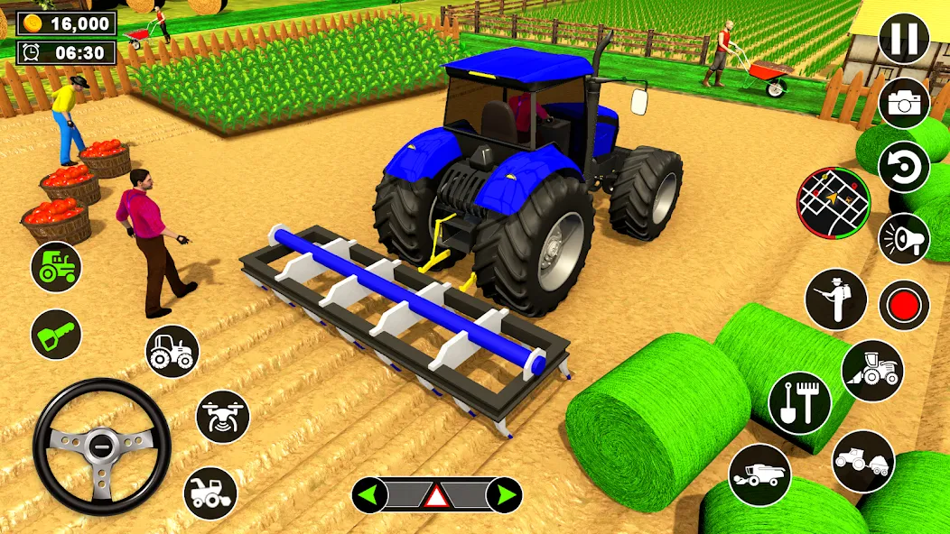 Real Tractor Driving Simulator (Реальный симулятор вождения трактора)  [МОД Меню] Screenshot 2